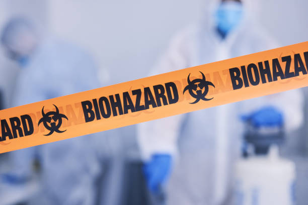 Professional Biohazard Cleanup technician working in Barling, AR
